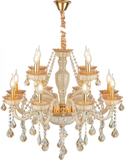 KAMILA SP8+4 WH Подвесная люстра AM Group KAMILA KAMILA SP8+4 WH