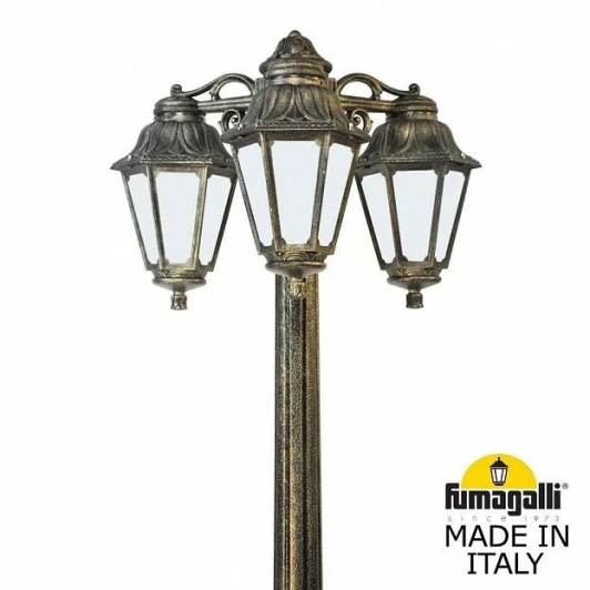 E22.156.S30.BYE27DN Светильник уличный Fumagalli Gigi Bisso/Anna 3L DN E22.156.S30.BYE27DN