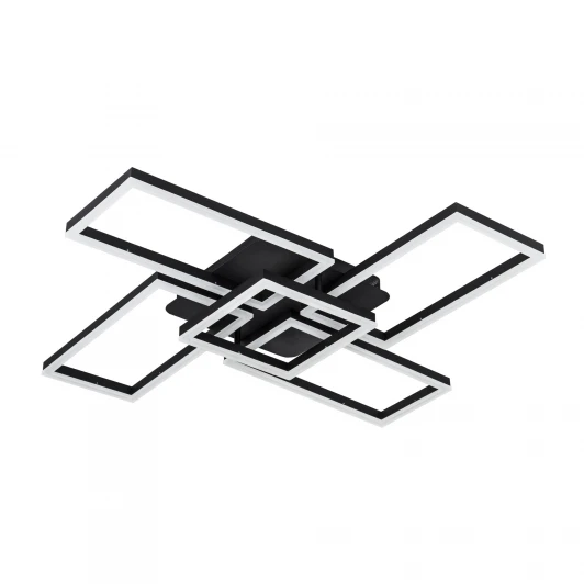 L11004-5 BK Потолочная люстра светодиодная на штанге с пультом с регулировкой цветовой температуры и яркости LED4U LED4U L11004-5 BK