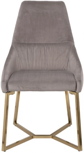 30C-1185 GRE 30C-1185 GRE Стул велюр серый на метал.основании 55*62*94см Garda Decor
