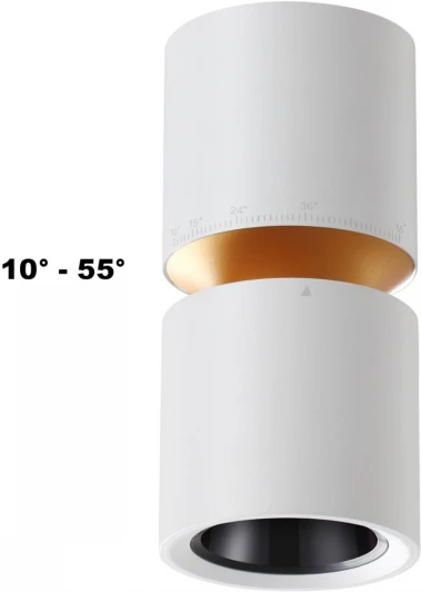 359337 Светильник накладной светодиодный Novotech Aristo 359337 белый IP20 LED 10W/3W 3000K 1090Лм 220V (круглые)