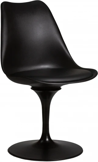 635EPP-LMZL TULIP, цвет сиденья черный (B-03), цвет основания черный Стул обеденный TULIP (черное основание, цвет черный (B-03))
