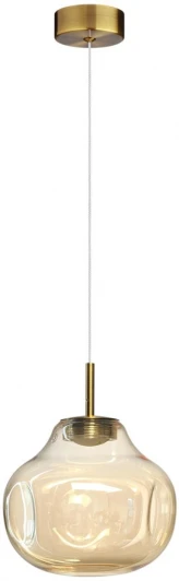 5097/4L Подвесной светильник Odeon Light Vaso 5097/4L античн.бронза/янтарный/металл/стекло LED 4W 4000K (220V, на проводе)