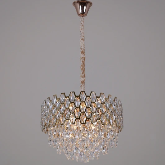 00995-0.4-500 MX GD Подвесная люстра хрустальная Reluce 00995-0.4-500 MX GD