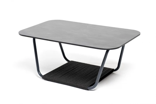 RC0658-100-65-G-4sis gray Журнальный стол 100х65см из HPL, цвет серый гранит 4SIS Гранада RC0658-100-65-G-4sis gray