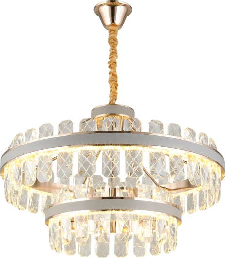 APL.032.03.158 Подвесная люстра ярусная светодиодная Juda APL.032.03.158 (220V, хрусталь, на цепи)