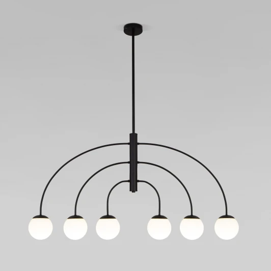 30179/6 черный Потолочная люстра на штанге Eurosvet Cenacolo 30179/6 черный (220V)