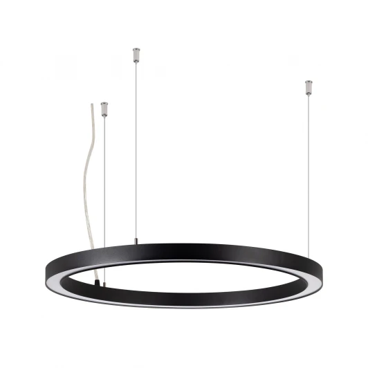 049361 Подвесной светильник SP-CIRCLE-HANG-O3535-D600-35W Day4000 (RAL9005, 120 deg, 230V) IP40 LED (Arlight, Алюминий) 049361 (на тросе)