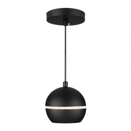 DLS023 Подвесной светильник светодиодный Черный Elektrostandard DLS023 (220V, на проводе, шар)