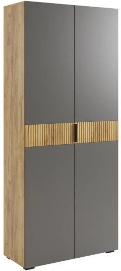 551890 Шкаф Woodville Бери 80 дуб крафт золотой / графит 551890