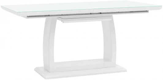 УТ000003494 Стол обеденный Stool Group Орлеан раскладной 160-215*90 глянцевый белый УТ000003494