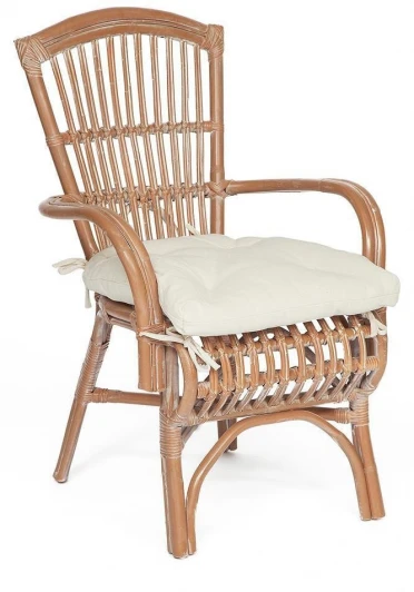 11965 Кресло Secret De Maison Levy натуральный ротанг, 60х62х95см, натуральный/white wash Tetchair 11965