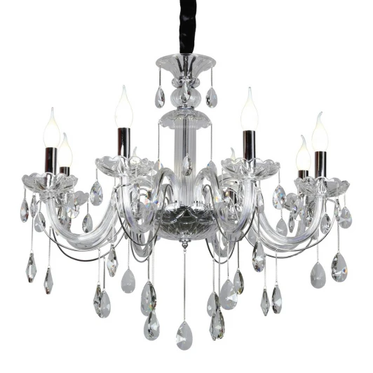 OML-70203-08 Подвесная люстра Omnilux Valledoria OML-70203-08 (220V, подвески, на цепи, подсвечник, свеча)