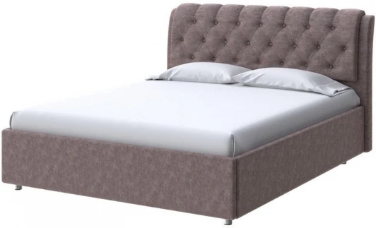 2014820 PROxSON Кровать Chester (Ткань: Велюр Gratta 8 Брауни) 90x200