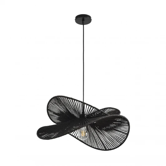 8382/1 Подвесной светильник Lumion Rope 8382/1 черный, металл/джутовый шнур E27 40W 220V