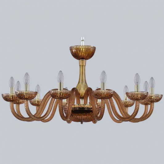1310/12/360 G Am/Amber/M-1G Подвесная люстра Bohemia 1310 1310/12/360 G Am/Amber/M-1G