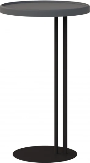 4320091508 Придиванный стол Кальяри графит/черный 4320091508