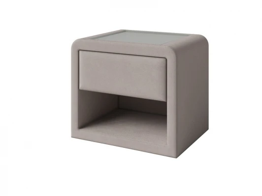 2064350 Тумба Cube (Ткань: Велюр Tiara 06 Медовый раф) PROxSON 52x41 2064350