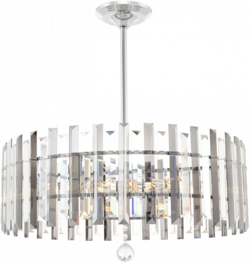 371409/8/350/570 CR Подвесная люстра хрустальная на штанге Arte Milano Sorrento-1409 371409/8/350/570 CR (220V)
