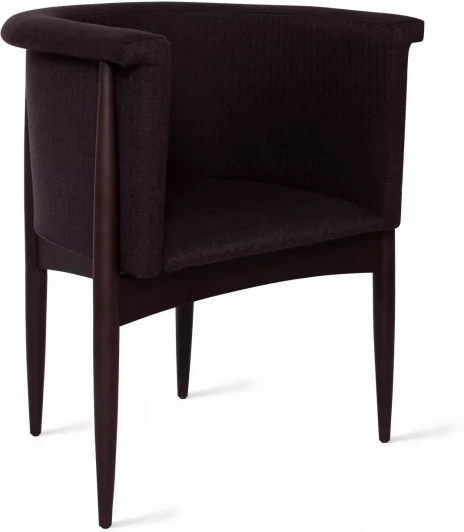 20894 Полукресло Borgese, бук натуральный, лак венге, антрацит Top Concept (20894)