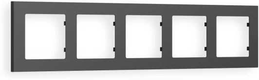 AF220805 Рамка Ambrella Volt ALFA Techno (Графит Мягкое касание) 5-ая AF220805