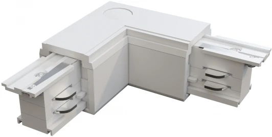 TRA005CL-31W-R Коннектор угловой внутренний Trinity белый (трехфазный) Maytoni Technical TRA005CL-31W-R (220V)