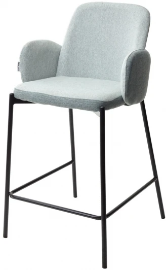628M03421 Полубарный стул M-City NYX (H=65cm) VF113 светлая мята / VF115 серо-зеленый