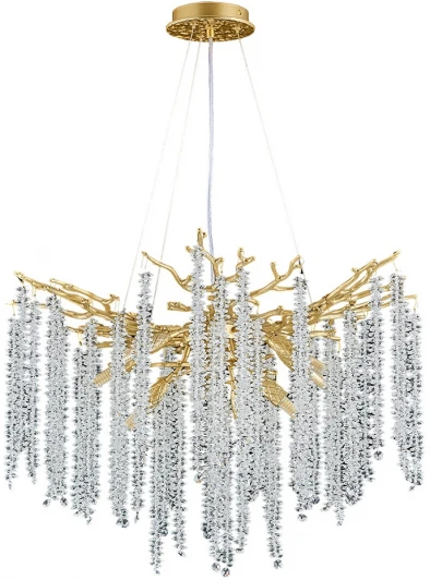 3133/01 SP-8 Подвесная люстра Divinare Salice 3133/01 SP-8 (220V, на тросе, лепестки, ветки)