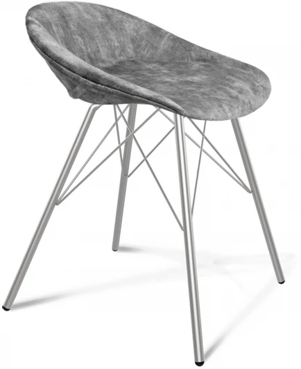 4406601001 Стул SHT-ST19-SF1/S37 дымный/хром лак Sheffilton 4406601001