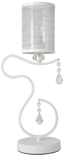 ELISA WHITE LG1 Интерьерная настольная лампа Crystal Lux Elisa WHITE LG1