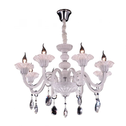 CL351180 Подвесная люстра Citilux Ирида CL351180 (220V, хрусталь, на цепи, подсвечник, свеча)