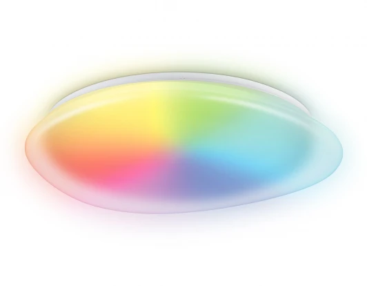FZ1615 Потолочный светодиодный светильник с пультом управления Ambrella Orbital FZ1615 FR матовый IP20 60W 3000-6500K+RGB