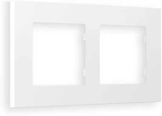 AF250122 Рамка Ambrella Volt ALFA Qubi (Белый матовый) 2-ая AF250122