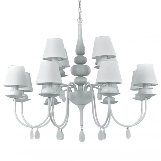 BLANCHE SP12 NERO Подвесная люстра Ideal Lux Blanche SP12 NERO