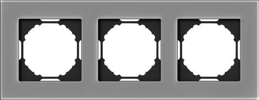DEN213SG Рамка 3-я, Natural дымчатое стекло Donel A07 DEN213SG