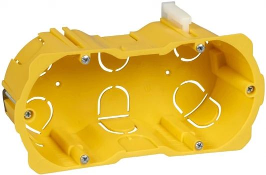 KM-251 Коробка монтажная (желтый) IP30 Systeme Electric Glossa KM-251