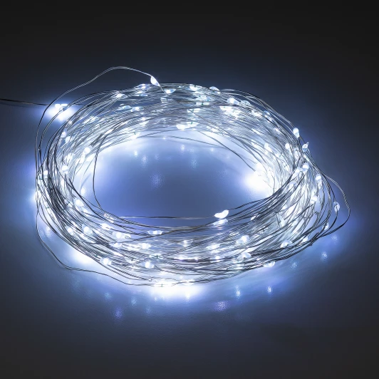 ERASF22-17 Садовая гирлянда светодиодная на солнечной батарее Нить холодный свет 21,9 м ЭРА ERASF22-17
