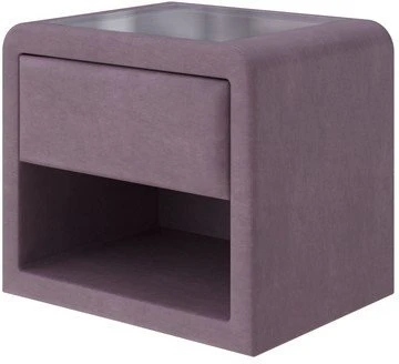 1909264 PROxSON Тумба Cube (Ткань: Велюр Лофти Слива) 52x41
