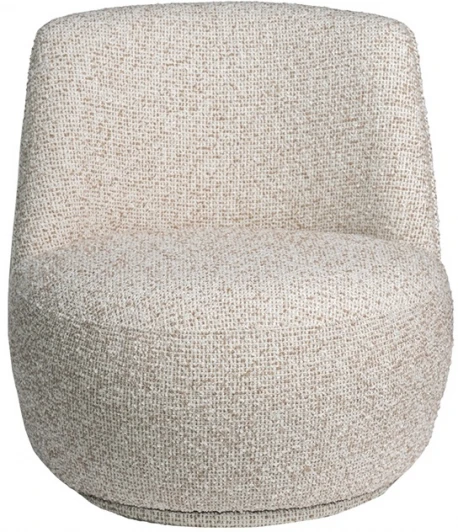 ZW-24057 ZW-24057 Кресло Rivoli поворотное рогожка бежевый 73*75*75см Garda Decor