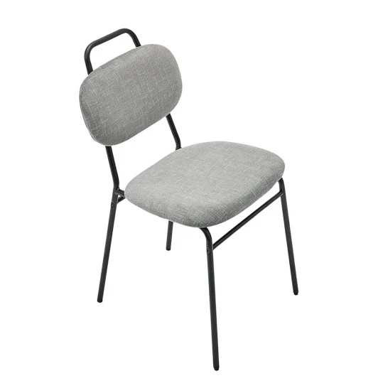 FR 1067 Стул MOLLY разборный черный каркас серое сиденье Bradex Home FR 1067