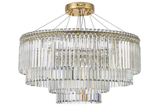 Ovindoli L 1.5.80+40.101 G Подвесная люстра Arti Lampadari Ovindoli Ovindoli L 1.5.80+40.101 G (LED, 220V, на тросе, круглые)