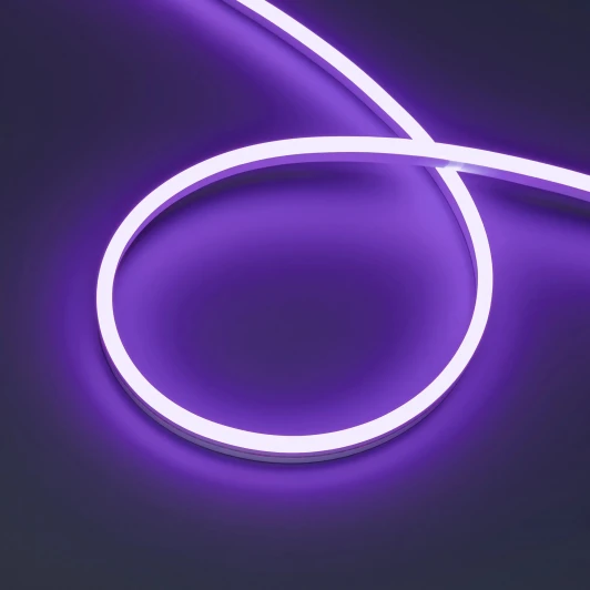 061563 Светодиодная лента герметичная HALO-SIDE-A168-6x13mm 24V Purple (10 W/m, IP67, 2835, 5m) (Arlight, Силикон) 061563