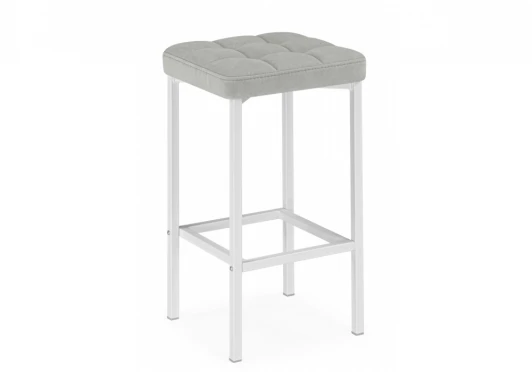 654622 Барный стул Лофт мадера 20 / белый матовый 654622