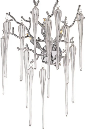 Tavenna H 2.40.101 N Бра Dio D`arte Tavenna Nickel Tavenna H 2.40.101 N (220V, хрусталь, подвески)