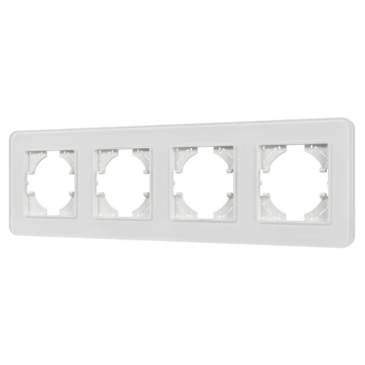 049700 Рамка стеклянная FRM-OMALI-GS-4-WH (Arlight) 049700