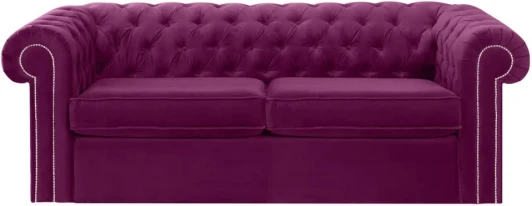 344645 Диван Chesterfield ОГОГО (арт.344645), (Ткань/Фиолетовый)