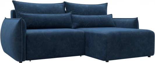 128719 Диван угловой Лига-051 НПБ угол универсальный Лига Диванов (Велюр) арт.128719