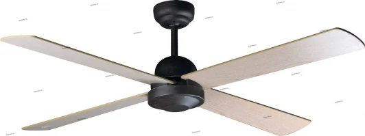 33288FAR Вентилятор потолочный с пультом управления Faro Ibiza, 4 лопасти, черный, махагон с дубом