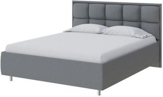 1908556 PROxSON Кровать Chessy без основания (Ткань: Рогожка Savana Grey (серый)) 140x200