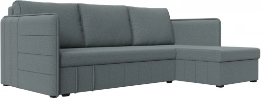 121149 Диван угловой Слим правый угол (Серый/Рогожка) Лига Диванов арт.121149